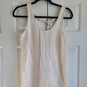 Anthropologie Cloth & Stone White/cream Dress